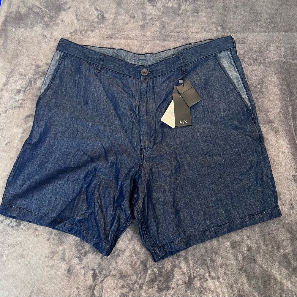 Armani Exchange linen blend Men's shorts waist 38